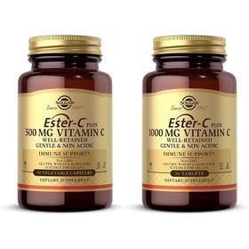 Solgar Ester C Plus 500 mg 50 Kapsül + SolgarEster C Plus 1000 mg 30 Tablet