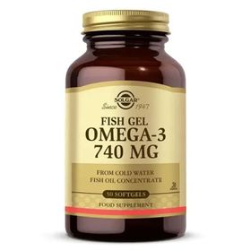 Solgar Fish Gel Omega 3 740 mg 50 Kapsül Balık Yağı