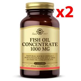 Solgar Fish Oil Concentrate 1000 mg 2x60 Kapsül Balık Yağı