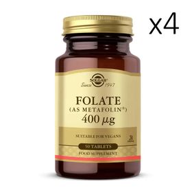 Solgar Folate Metafolin 400 mcg 4x50 Tablet
