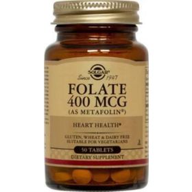 Solgar Folate Metafolin 400 mcg 50 Tablet
