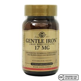 Solgar Gentle Iron 17 mg 3x90 Kapsül