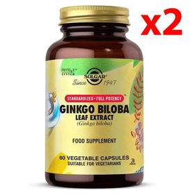 Solgar Ginkgo Biloba Leaf Extract 2x60 Kapsül