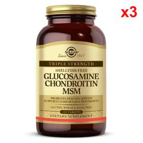 Solgar Glucosamine Chondroitin MSM 120 Tablet