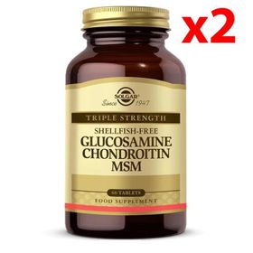 Solgar Glucosamine Chondroitin MSM 60 Tablet