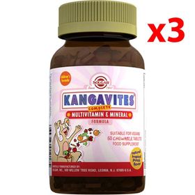 Solgar Kangavites Multivitamin Mineral 60 Çiğnenebilir Tablet