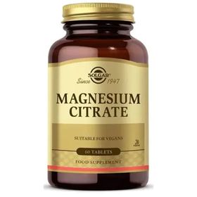 Solgar Magnesium Citrate 200 mg 3x60 Tablet
