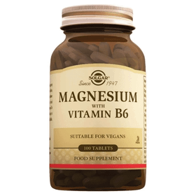 Solgar Magnesium Vitamin B6 100 Tablet