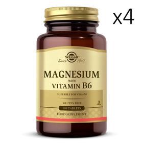 Solgar Magnesium with Vitamin B6 4x100 Tablet