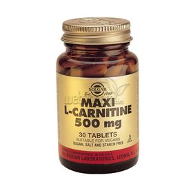 Solgar Maxi L-Carnitine 500 mg 30 Tablet