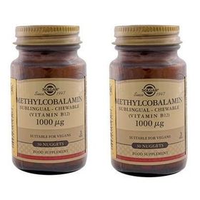 Solgar Methylcobalamin Vitamin B12 1000 mcg 2x30 Tablet