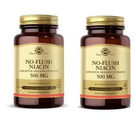 Solgar No-Flush Niacin 500 mg 2x50 Kapsül