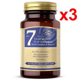Solgar No:7 5 Loxin Advanced UC II Herb Complex Ester C 3x30 Kapsül