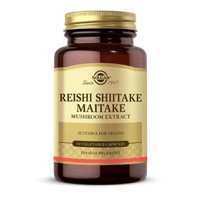 Solgar Reishi Shiitake Maitake Mushroom 50 Kapsül