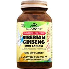Solgar Siberian Ginseng Root Extract 60 Kapsül