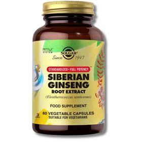 Solgar Siberian Ginseng Root Extract 60 Kapsül