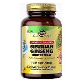 Solgar Siberian Ginseng Root Extract İçeren 60 Kapsül