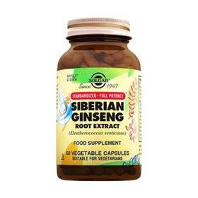 Solgar Siberian Ginseng Root Extract İçeren 60 Kapsül