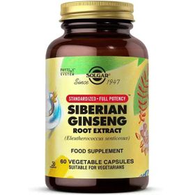 Solgar Siberian Ginseng Root Extract İçeren 60 Kapsül