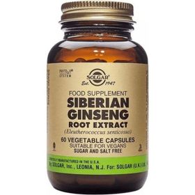 Solgar Siberian Ginseng Root Extract İçeren 60 Kapsül