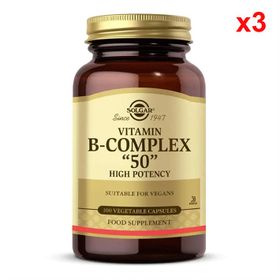 Solgar Vitamin B-Complex 50 3x100 Kapsül