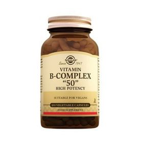 Solgar Vitamin B-Complex 50 İçeren 100 Kapsül
