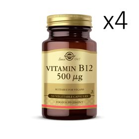 Solgar Vitamin B12 500 mcg 4x50 Kapsül