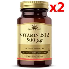 Solgar Vitamin B12 500 mcg 50 Kapsül