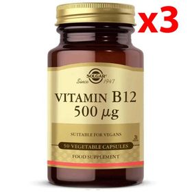 Solgar Vitamin B12 500 mcg 50 Kapsül