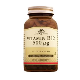 Solgar Vitamin B12 500 mcg 50 Kapsül