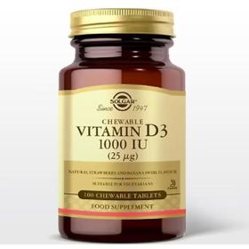 Solgar Vitamin D3 1000 IU 1x100 Kapsül