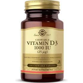 Solgar Vitamin D3 1000 IU 1x100 Kapsül