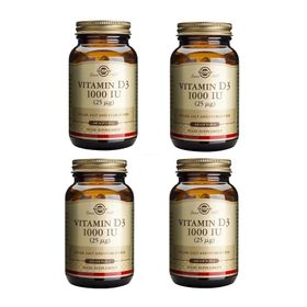Solgar Vitamin D3 1000 IU 4x100 Kapsül