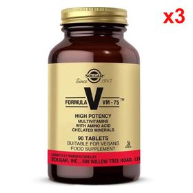 Solgar VM-75 Multivitamin 3x90 Tablet