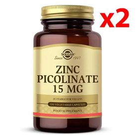Solgar Zinc Picolinate 15 mg 2x100 Kapsül
