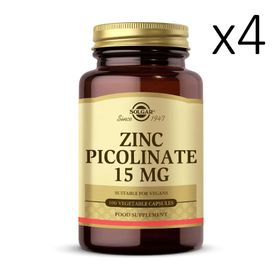 Solgar Zinc Picolinate 15 mg 4x100 Kapsül