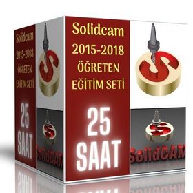 Solidcam Öğreten Görüntülü Eğitim Seti - Enine Boyuna Eğitim
