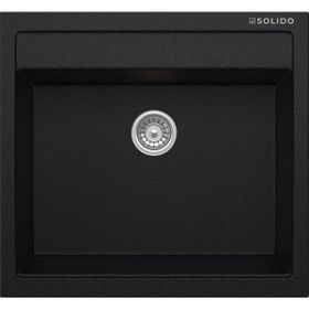 Solido Aragonit SH-49 Metallic Black Granit Eviye