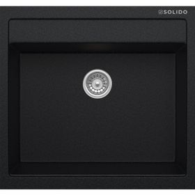 Solido Aragonit SH-49 Metallic Black Granit Eviye