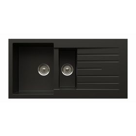 Solido Opal UM-100 Metallic Black Granit Eviye