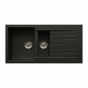 Solido Opal UM-100 Metallic Black Granit Eviye