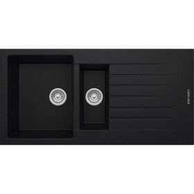 Solido Opal UM-100 Metallic Black Granit Eviye