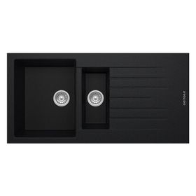 Solido Opal UM-100 Metallic Black Granit Eviye