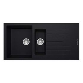 Solido Opal UM-100 Metallic Black Granit Eviye