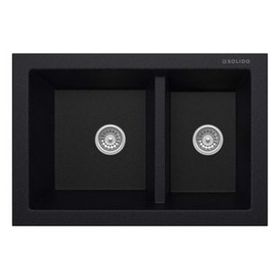 Solido Tetragon 2B 65 Metallic Black Granit Eviye