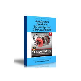 Solidworks - Solidcam - 3DQuickpress - 3DQuicmold Eğitim Seti - Enine Boyuna Eğitim