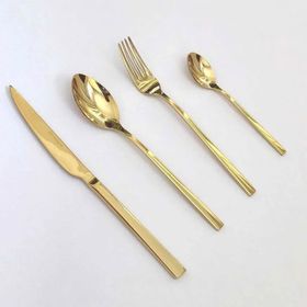 Solingen 84 Parça Löwe Rose Gold Titanyum Çatal Kaşık Bıçak Seti