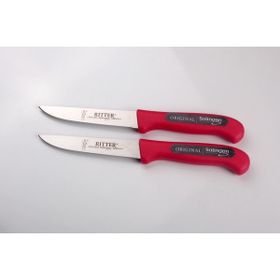 Solingen Kırmızı 13 cm 4'lü Günlük Kullanım Bıçağı