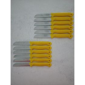 Solingen Limon Sarısı 12'li Meyve Sebze Bıçağı