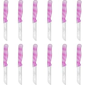 Solingen Mermer Desen Pembe 6'lı Meyve Bıçağı